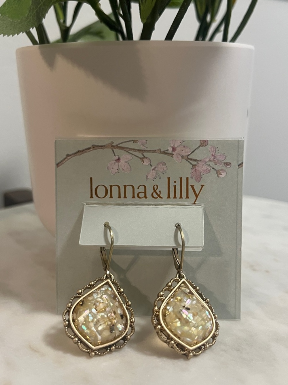 lonna & lilly Gold Teardrop Earrings